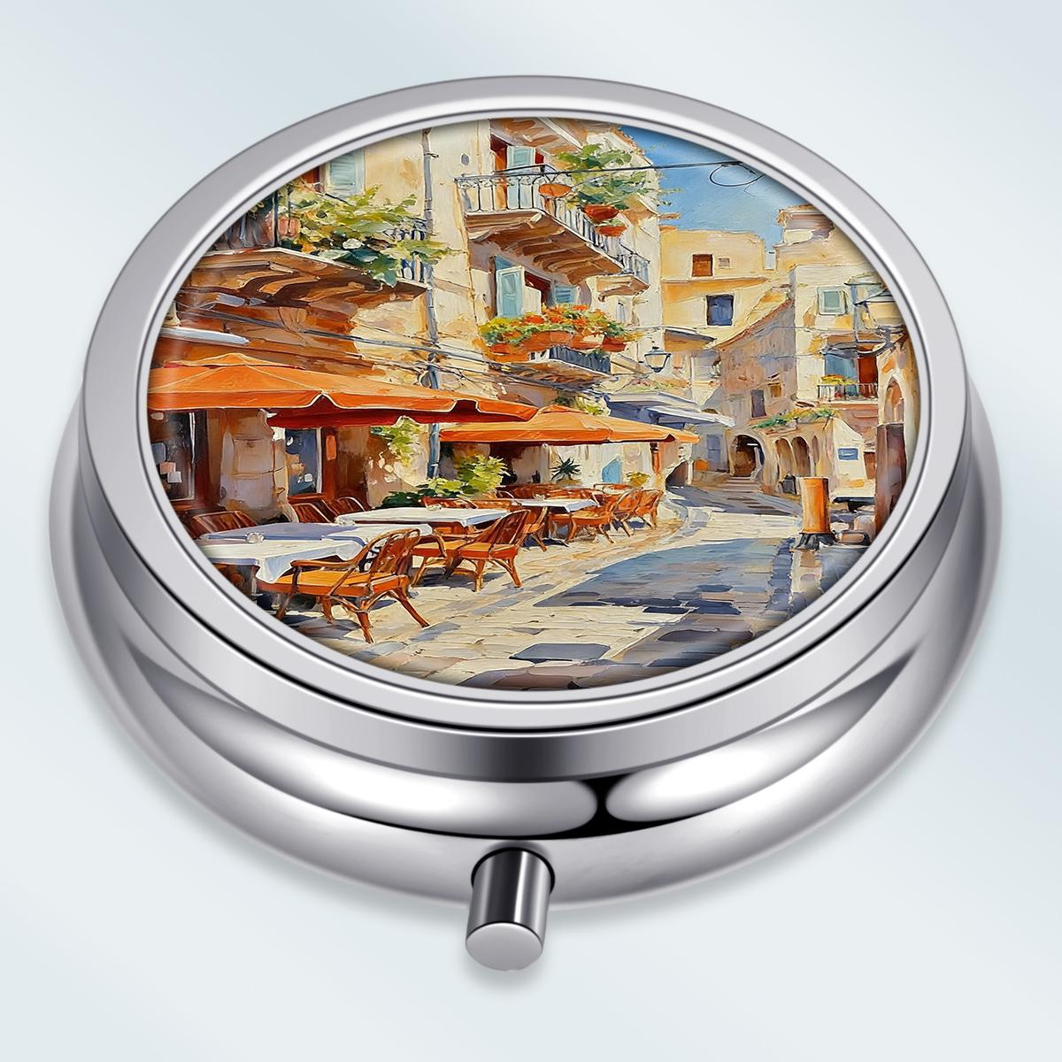 Portable Pill Box with 3 Compartments, Mini Metal Medicine Organizer Case, Cute Printed Pill Container for Vitamins, Pills, Jewelry, Travel, Daily Use разноцветный
Portable Pill Box with 3 Compartments, Mini Metal Medicine Organizer Case, Cute Printed Pill Container for Vitamins, Pills, Jewelry, Travel, Daily Use разноцветный