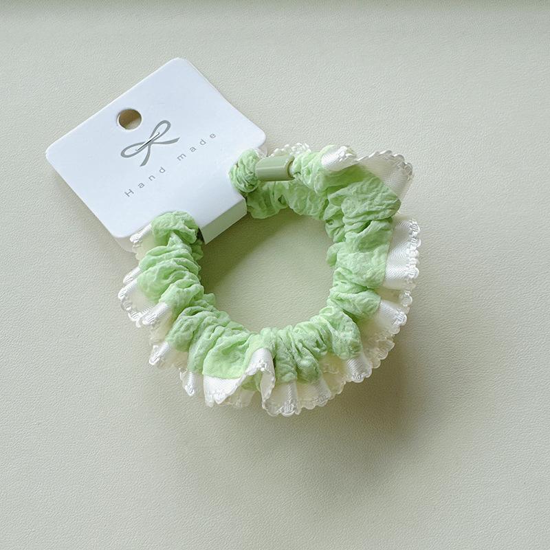 Elegant 2 Pack Cream Puff Lace Scrunchies for Women, High Elastic Ponytail Hair Ties with Flat Buckle, Fashion Hair Accessories зелений
Elegant 2 Pack Cream Puff Lace Scrunchies for Women, High Elastic Ponytail Hair Ties with Flat Buckle, Fashion Hair Accessories зелений