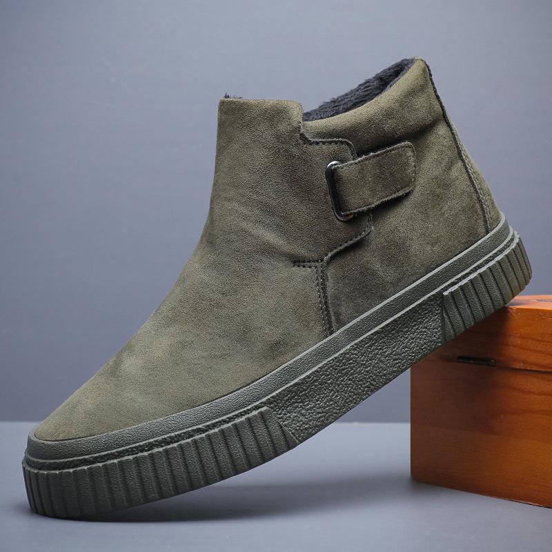 Зимняя обувь для мужчин. Замшевые кожаные ботинки. Высокие теплые повседневные ботинки из плюшевой кожи. Мужские зимние ботинки для активного отдыха. 44 зелёный
Зимняя обувь для мужчин. Замшевые кожаные ботинки. Высокие теплые повседневные ботинки из плюшевой кожи. Мужские зимние ботинки для активного отдыха. 44 зелёный