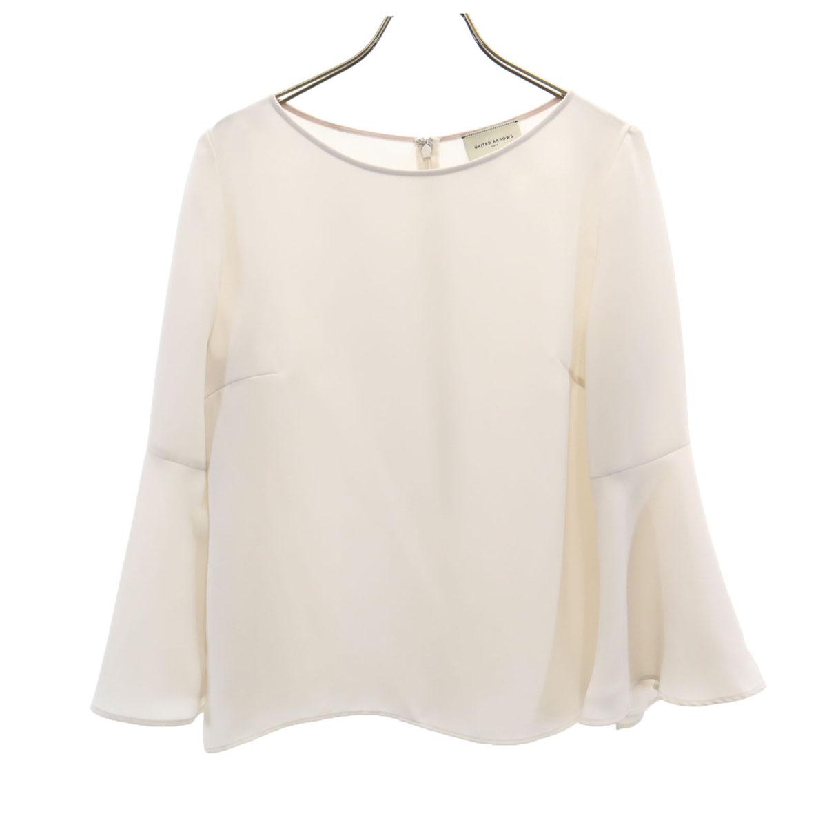 UNITED ARROWS Блузка с длинным рукавом и рукавом-колокольчиком, цвета слоновой кости, женская, б/у
UNITED ARROWS Блузка с длинным рукавом и рукавом-колокольчиком, цвета слоновой кости, женская, б/у
