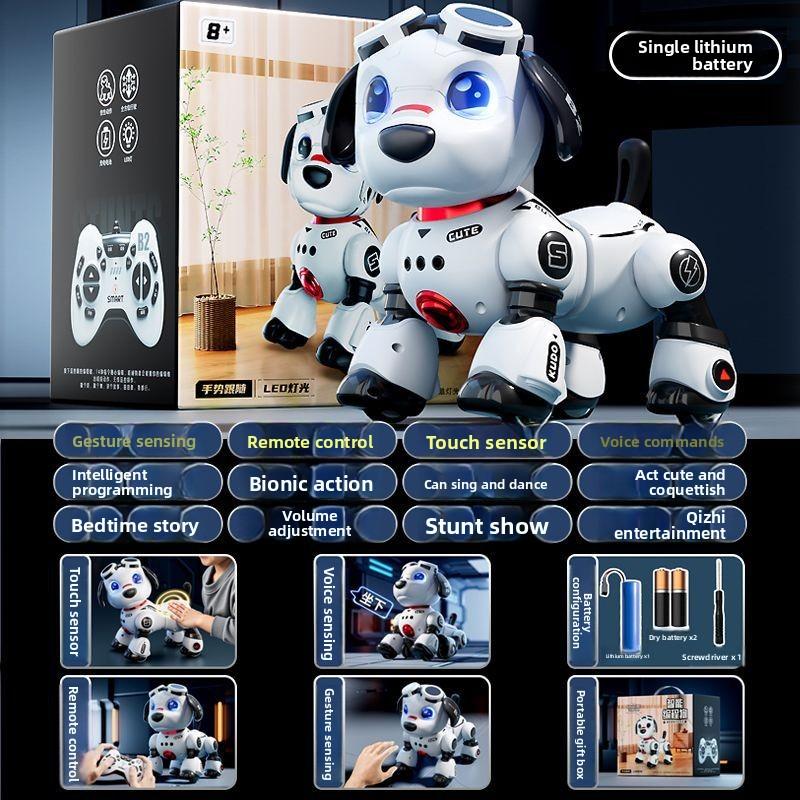 New RC Robot Dog Toy - Intelligent Walking Flash Educational Toy for Children Boys Girls Toddler Xmas Present
New RC Robot Dog Toy - Intelligent Walking Flash Educational Toy for Children Boys Girls Toddler Xmas Present