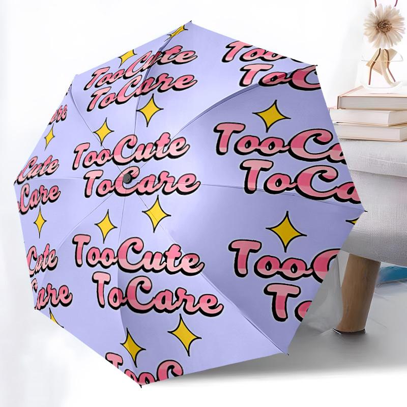 1pc Too Cute To Care Automatic Folding Umbrella - Portable Collapsible, 8-Rib Durable Frame, Perfect for Outdoor Use, yy251218082
1pc Too Cute To Care Automatic Folding Umbrella - Portable Collapsible, 8-Rib Durable Frame, Perfect for Outdoor Use, yy251218082