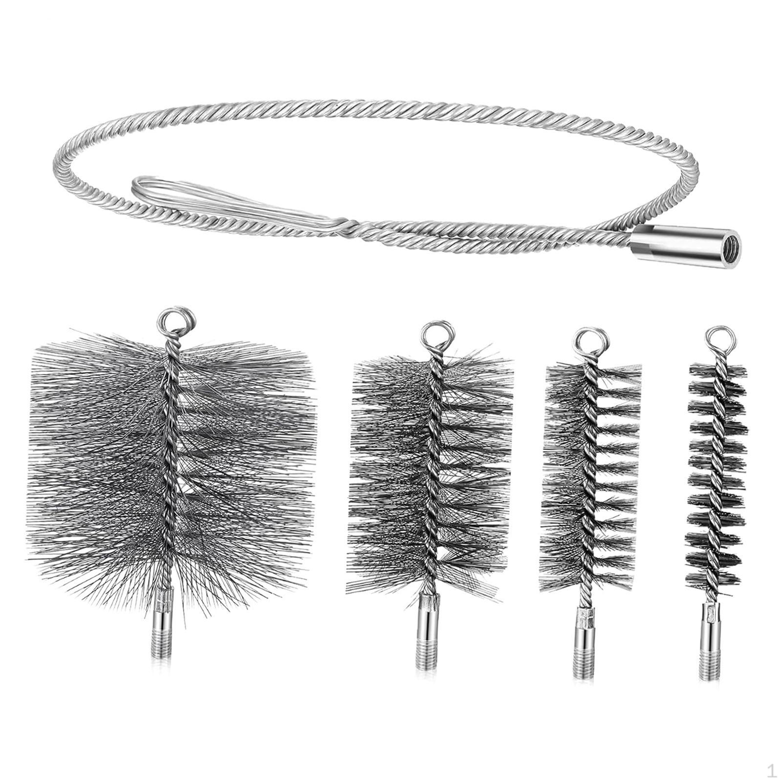 4x Chimney Sweep Brushes Wire Convenient Heavy Duty with Push Rod Pipe Cleaning for Chimneys
4x Chimney Sweep Brushes Wire Convenient Heavy Duty with Push Rod Pipe Cleaning for Chimneys
