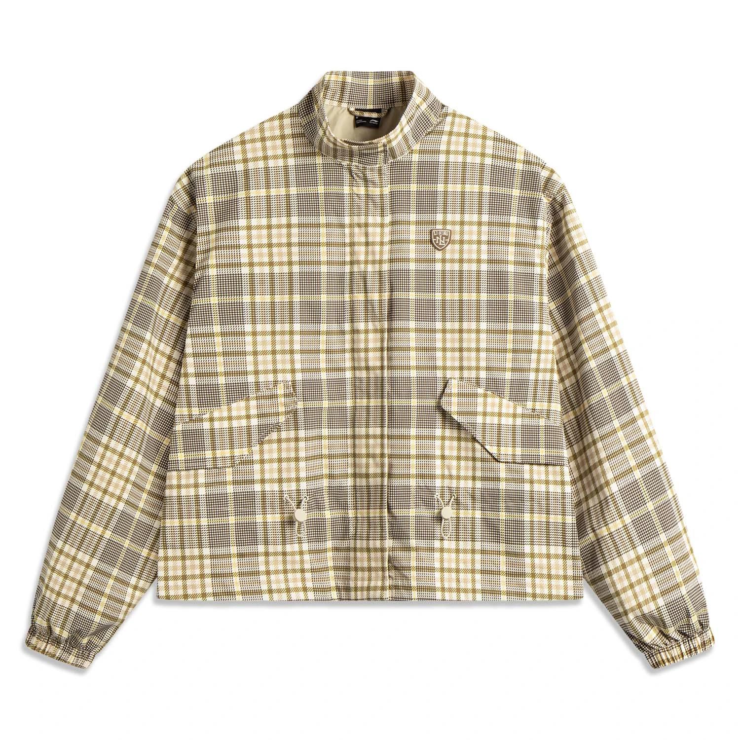 Li Ning Sports Trend Series Plaid Zipper Stand Collar Breathable Versatile Loose Windbreaker Women Outerwear Sand-Khaki AFDV150-8 L
Li Ning Sports Trend Series Plaid Zipper Stand Collar Breathable Versatile Loose Windbreaker Women Outerwear Sand-Khaki AFDV150-8 L