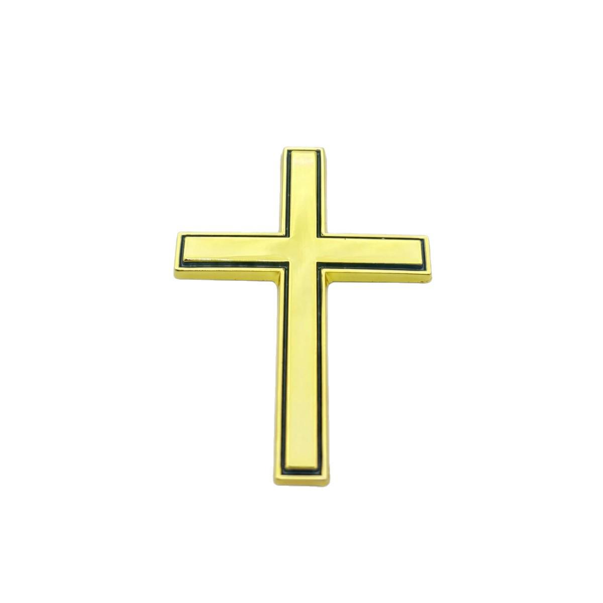 3D Metal Cross Car Decoration Sticker - Scratch Cover Emblem золотий/чорний
3D Metal Cross Car Decoration Sticker - Scratch Cover Emblem золотий/чорний