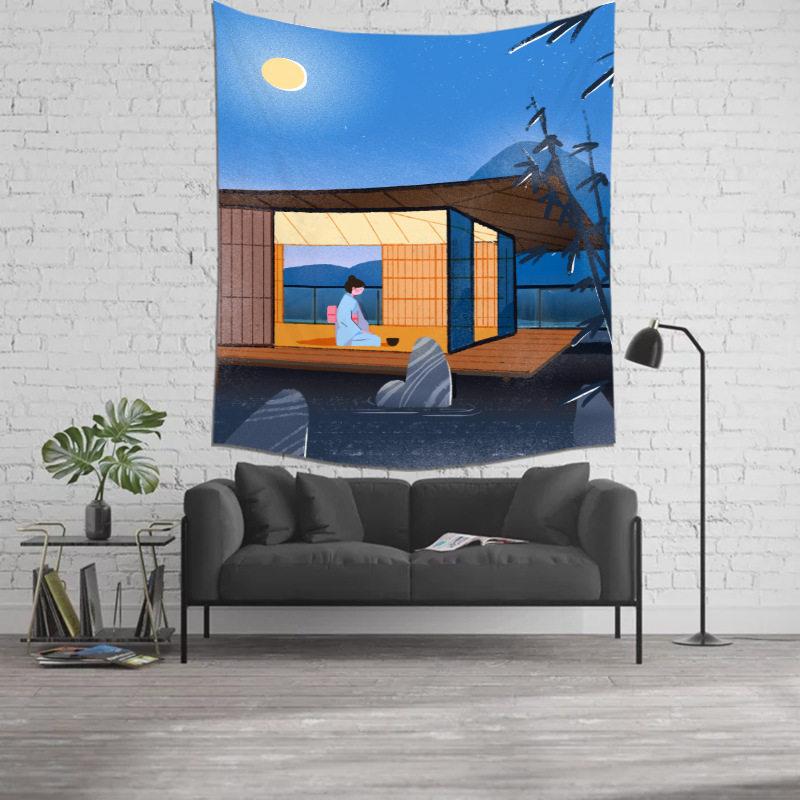 Japanese Style Izakaya Kanagawa Ukiyoe Tapestry Traditional Cartoon Background Cloth for Tattoo Studio Wall Decor 74x94cm(29x37in)
Japanese Style Izakaya Kanagawa Ukiyoe Tapestry Traditional Cartoon Background Cloth for Tattoo Studio Wall Decor 74x94cm(29x37in)