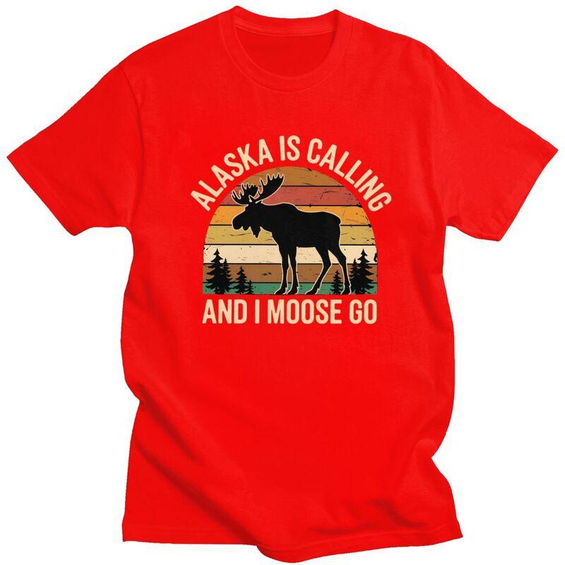 Mens Alaska Is Calling And I Moose Go T Shirts ShortSleeve Cotton Tshirts Birthday Gift Leisure Farm Animal Lover Tee Clothes S
Mens Alaska Is Calling And I Moose Go T Shirts ShortSleeve Cotton Tshirts Birthday Gift Leisure Farm Animal Lover Tee Clothes S