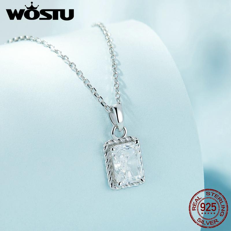 WOSTU стерлингового серебра 925 пробы большой блестящий драгоценный камень звено цепи ювелирные изделия свадебный подарок квадратный циркон Роскошное женское ожерелье
WOSTU стерлингового серебра 925 пробы большой блестящий драгоценный камень звено цепи ювелирные изделия свадебный подарок квадратный циркон Роскошное женское ожерелье