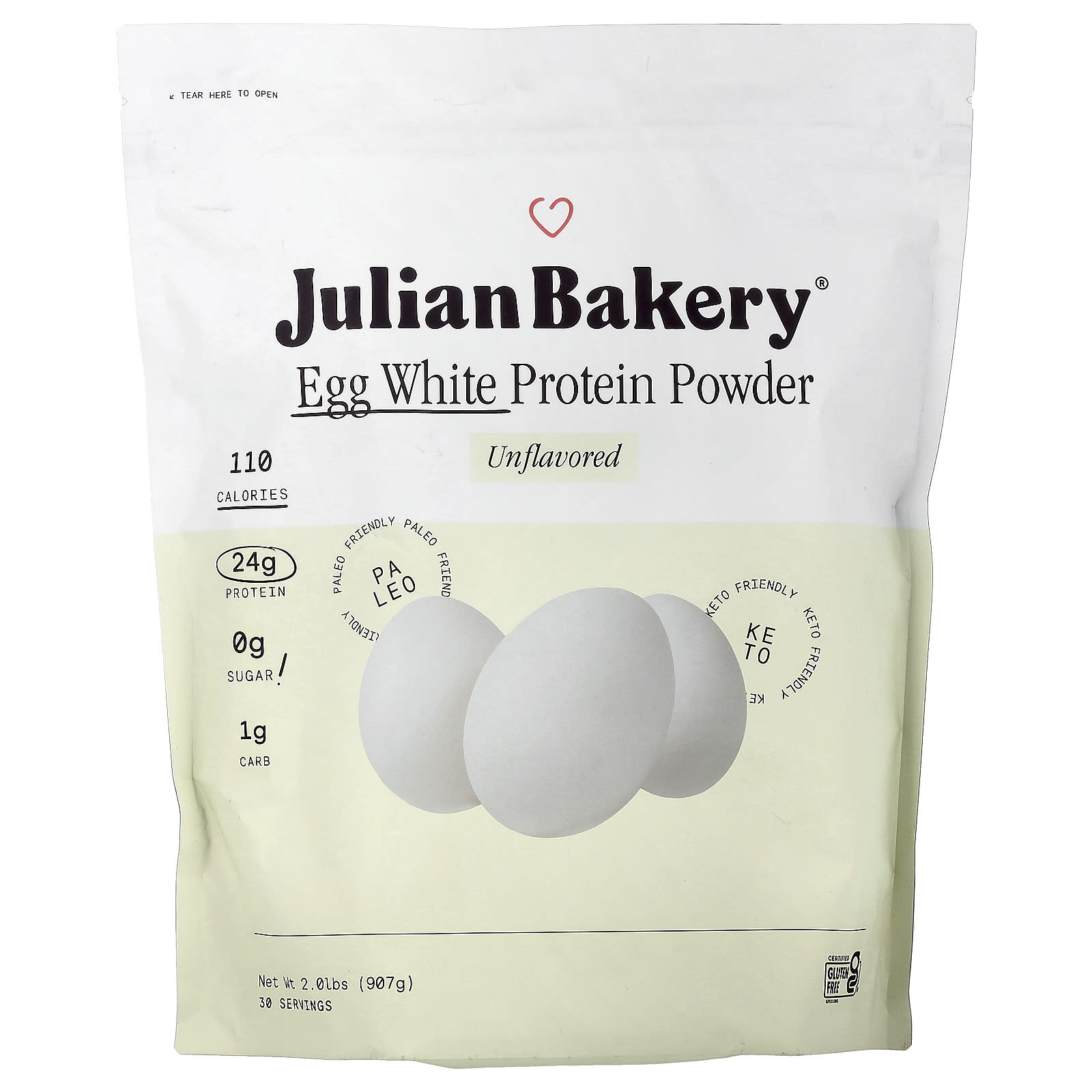 Egg White Protein Powder, Unflavored, 907G (2.01Lb)
Egg White Protein Powder, Unflavored, 907G (2.01Lb)