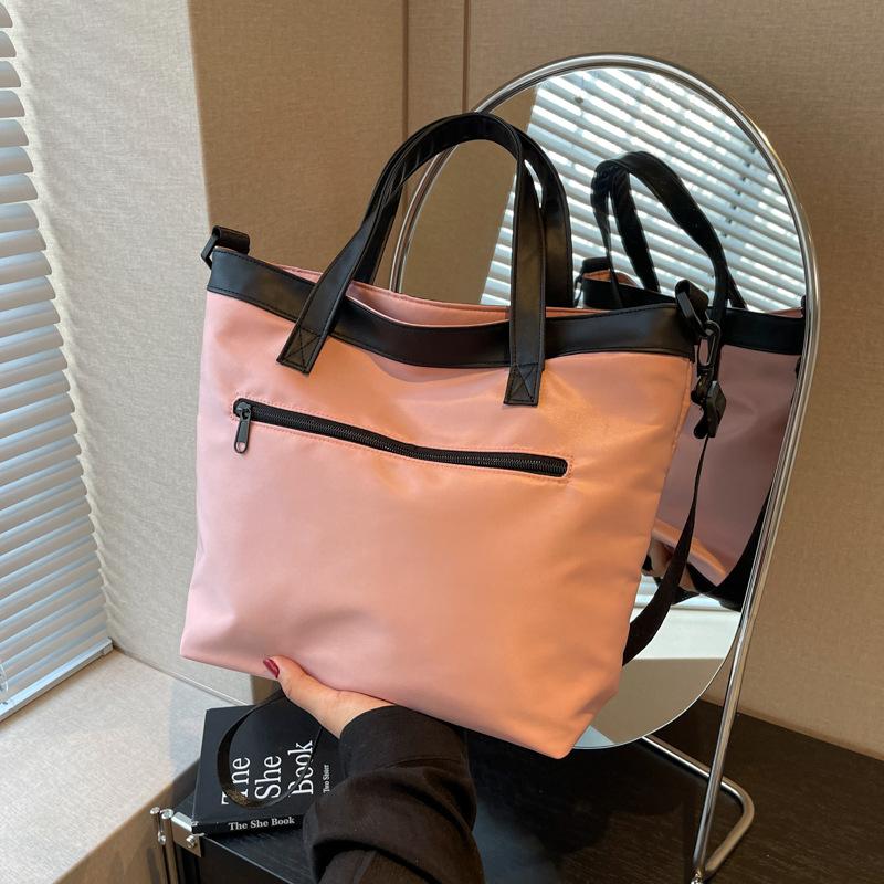 Large capacity tote bag 2025 new trend fashion solid color handbag casual simple shoulder oblique span bag one size fits all рожевий
Large capacity tote bag 2025 new trend fashion solid color handbag casual simple shoulder oblique span bag one size fits all рожевий