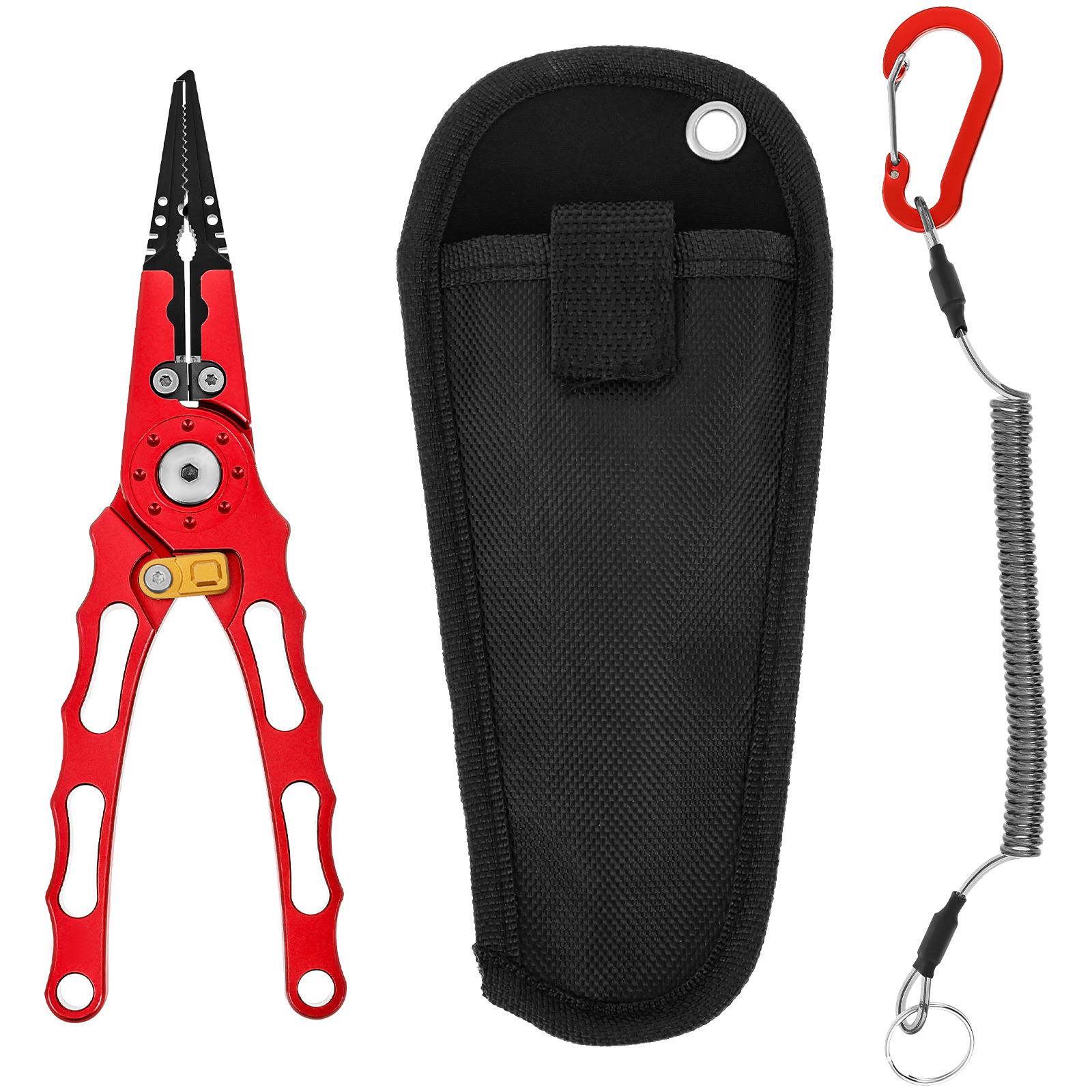 New Fishing Pliers Steel Fishing Pliers Multifunctional Braid line Cutters Crimper Hook Remover Pliers Set Fishing Tackle Tools
New Fishing Pliers Steel Fishing Pliers Multifunctional Braid line Cutters Crimper Hook Remover Pliers Set Fishing Tackle Tools