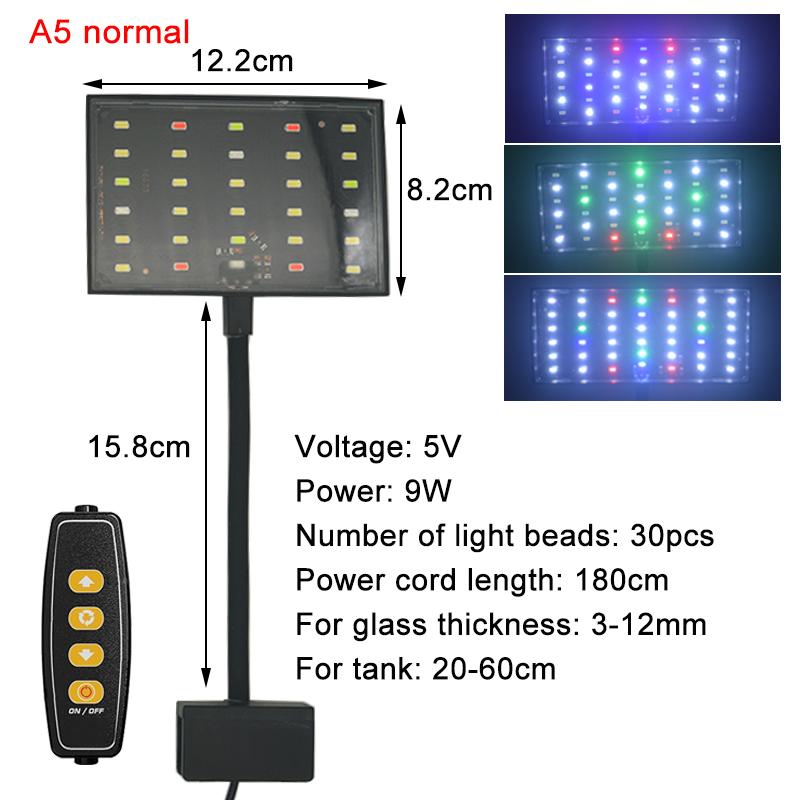 USB Aquarium LED Light Full Spectrum Aquatic Plant Grow Lamp Fish Tank Adjustable Brightness Dimmable Timed 360° rotatable Light
USB Aquarium LED Light Full Spectrum Aquatic Plant Grow Lamp Fish Tank Adjustable Brightness Dimmable Timed 360° rotatable Light