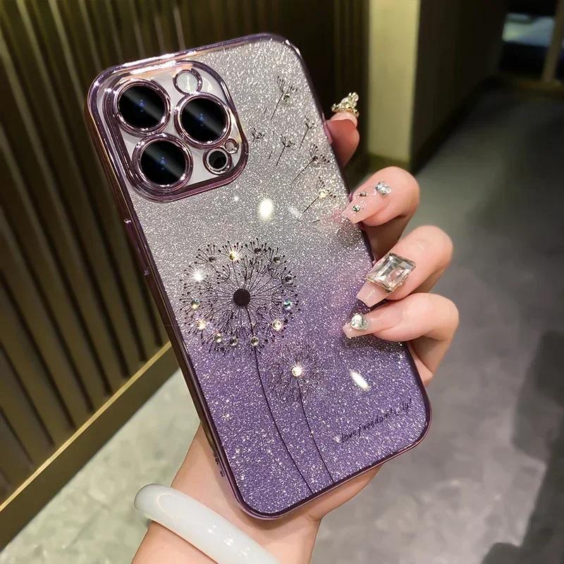 Plating Gradient Glitter Dandelion Case For iPhone 15 12 11 13 14 16 Pro Max Mini X Xs Xr 7 8 Plus SE2 Bling Diamond Soft Cover 13ProMax
Plating Gradient Glitter Dandelion Case For iPhone 15 12 11 13 14 16 Pro Max Mini X Xs Xr 7 8 Plus SE2 Bling Diamond Soft Cover 13ProMax