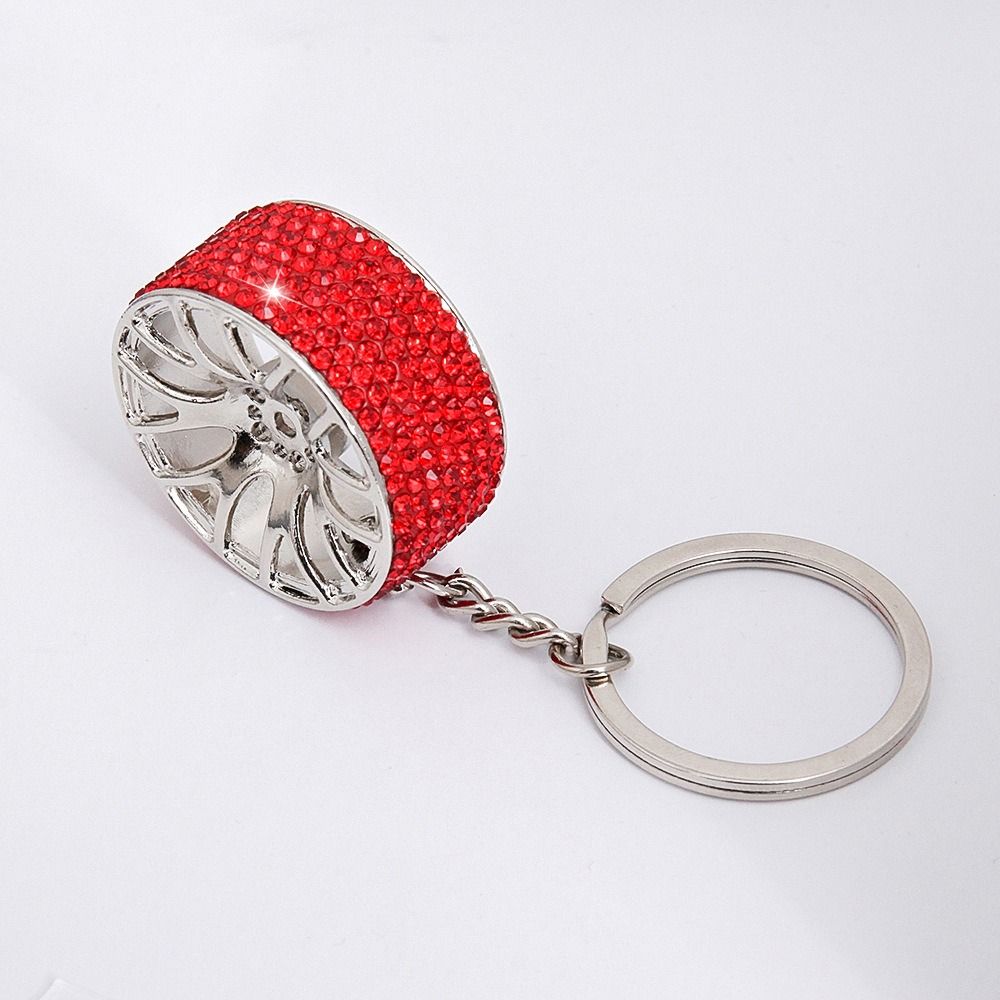 Car Wheel Shape Crystal Wheel Keychain Crystal Crystal Tire Wheel Rim Pendant Bag Pendant Red
Car Wheel Shape Crystal Wheel Keychain Crystal Crystal Tire Wheel Rim Pendant Bag Pendant Red