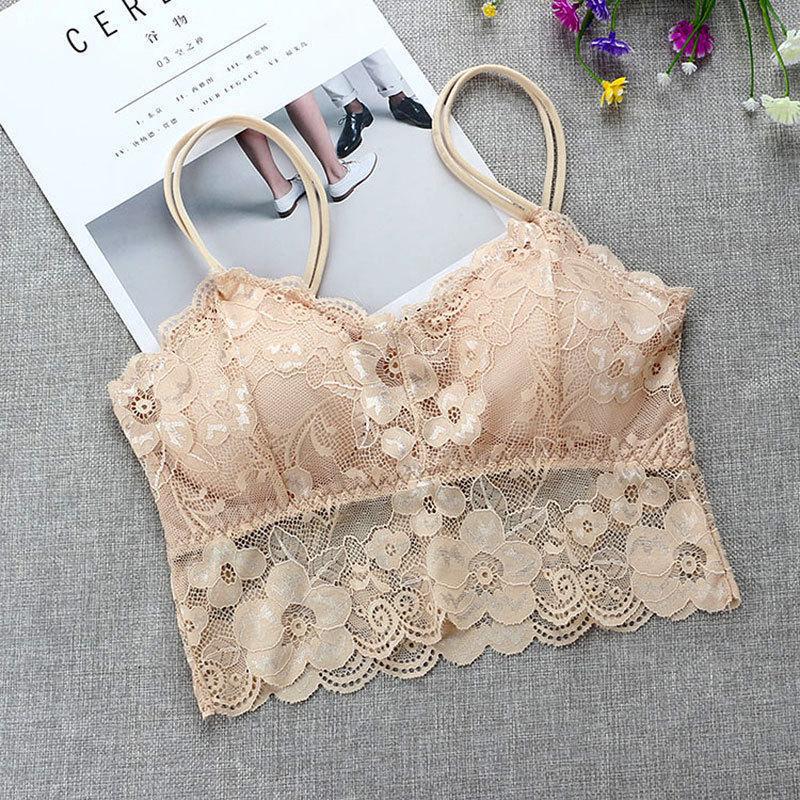 Lace Gathered Strapless Cross-Strap Bandeau Bra One size
Lace Gathered Strapless Cross-Strap Bandeau Bra One size
