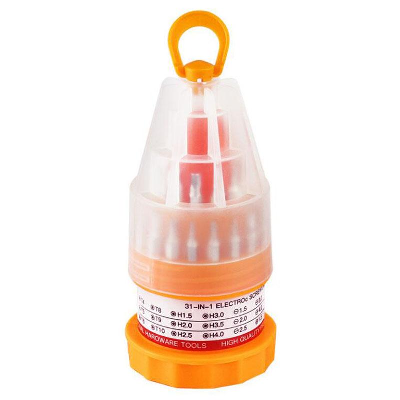 31 в 1 многофункциональный набор отверток для ремонта компьютеров и мобильных телефонов, набор инструментов для разборки и ремонта интеллектуальных цифровых продуктов Pack of 1
31 в 1 многофункциональный набор отверток для ремонта компьютеров и мобильных телефонов, набор инструментов для разборки и ремонта интеллектуальных цифровых продуктов Pack of 1