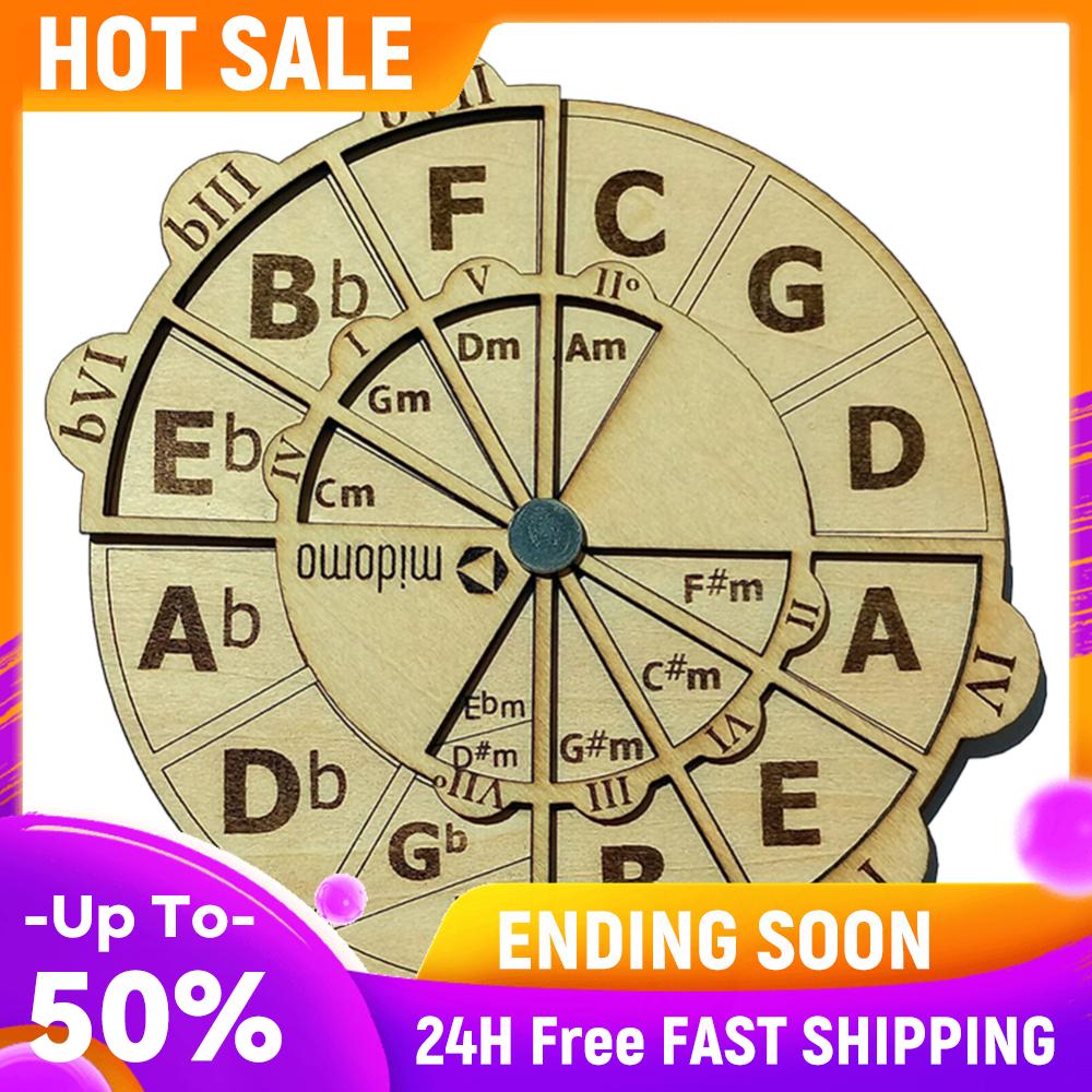 Wooden Music Tools Circle Round Wooden Guitar Chord Wheel for Guitar Notes Chords and Key Signature China Mainland
Wooden Music Tools Circle Round Wooden Guitar Chord Wheel for Guitar Notes Chords and Key Signature China Mainland