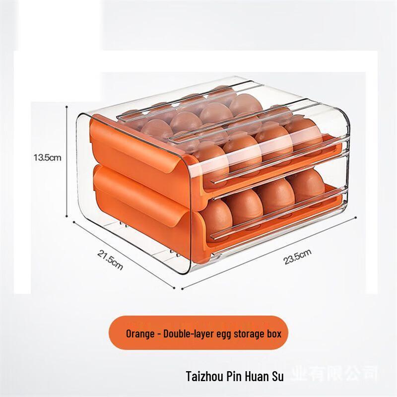 Double Layer Refrigerator Egg Drawer Organizer
Double Layer Refrigerator Egg Drawer Organizer