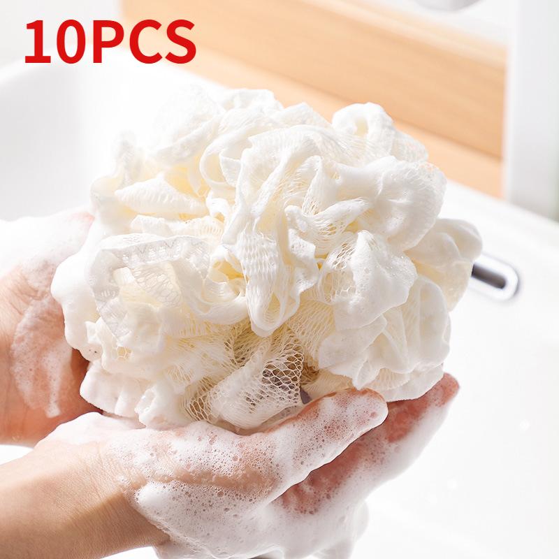 5/10pcs Bath Shower Soap Bubble Body Wash Exfoliate Puff Sponge Mesh Net Ball Body Scrubber Sponge Bathroom Accessories Random 5PCS
5/10pcs Bath Shower Soap Bubble Body Wash Exfoliate Puff Sponge Mesh Net Ball Body Scrubber Sponge Bathroom Accessories Random 5PCS