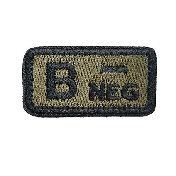 Embroidered Tactical Blood Type Velcro Patch for A, O, AB, POS, NEG Identification
Embroidered Tactical Blood Type Velcro Patch for A, O, AB, POS, NEG Identification