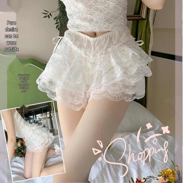 Women s Five-Layer Lace Safety Shorts - Summer Ice Silk, Anti-Exposure, Outerwear-Friendly Large (110-145 lbs)
Women s Five-Layer Lace Safety Shorts - Summer Ice Silk, Anti-Exposure, Outerwear-Friendly Large (110-145 lbs)