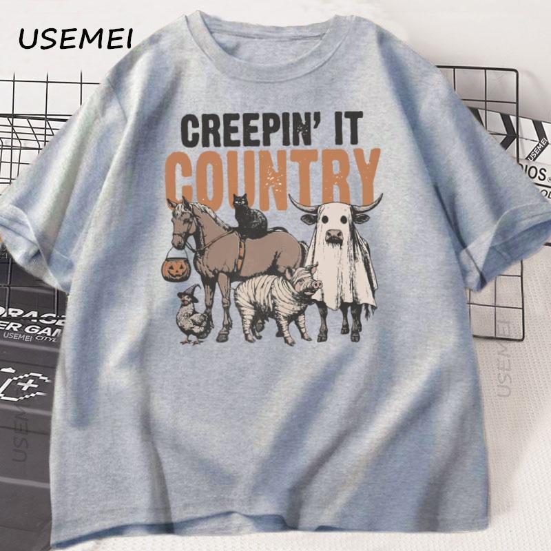 Country Halloween Funny Western Tshirt Graphic Tees Unisex Women Cotton Short Sleeve Tshirt Vintage Farm Animals T Shirt 4XL
Country Halloween Funny Western Tshirt Graphic Tees Unisex Women Cotton Short Sleeve Tshirt Vintage Farm Animals T Shirt 4XL