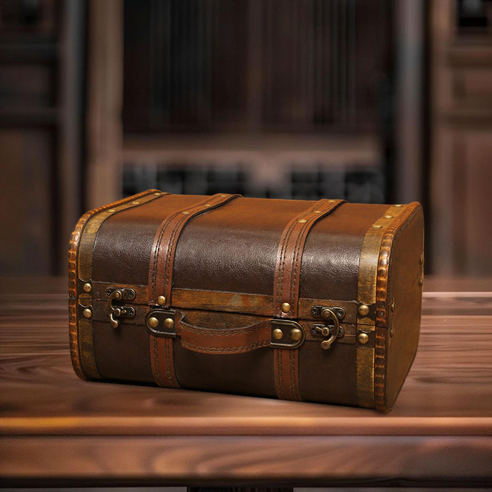 Деревянный сундук с сокровищами, декоративный держатель для хранения, уникальный подарочный органайзер, ювелирная безделушка для 26.5cmx21.5cmx15cm
Деревянный сундук с сокровищами, декоративный держатель для хранения, уникальный подарочный органайзер, ювелирная безделушка для 26.5cmx21.5cmx15cm