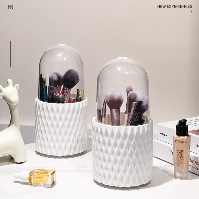 Rotating Covered Makeup Brush Storage Bin Lipstick and Cosmetics Dust-proof Storage Bin Storage tube 11x11x23.5cm белый
Rotating Covered Makeup Brush Storage Bin Lipstick and Cosmetics Dust-proof Storage Bin Storage tube 11x11x23.5cm белый
