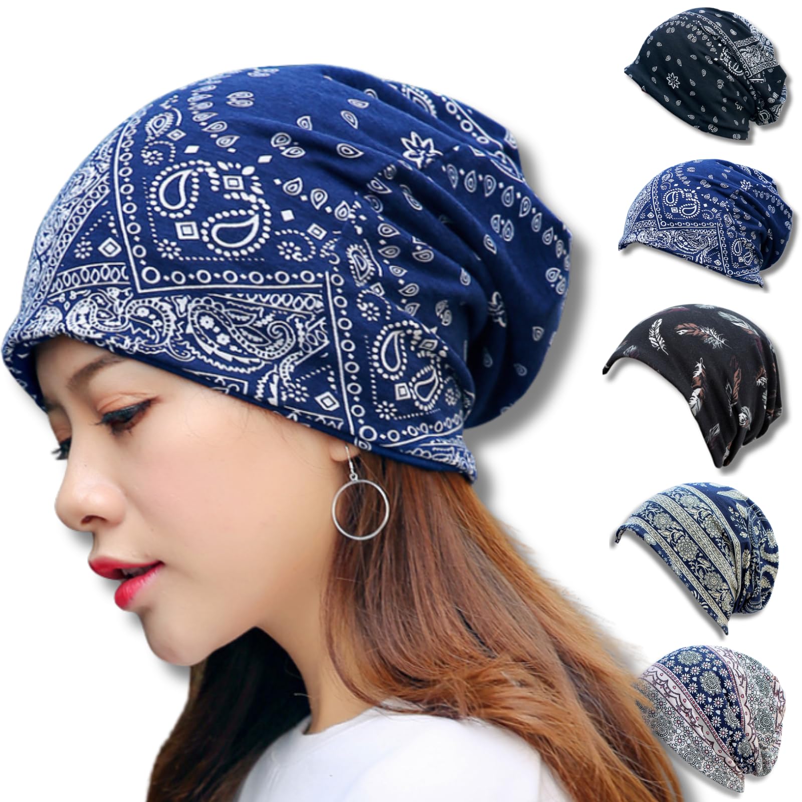 Airtone Bandana Cap Women s Medical Cap, Stretchy Material for a Snug Fit, Turban, Breathable, Gentle Feel, Multiple Ways to Wear (Paisley Navy)
Airtone Bandana Cap Women s Medical Cap, Stretchy Material for a Snug Fit, Turban, Breathable, Gentle Feel, Multiple Ways to Wear (Paisley Navy)