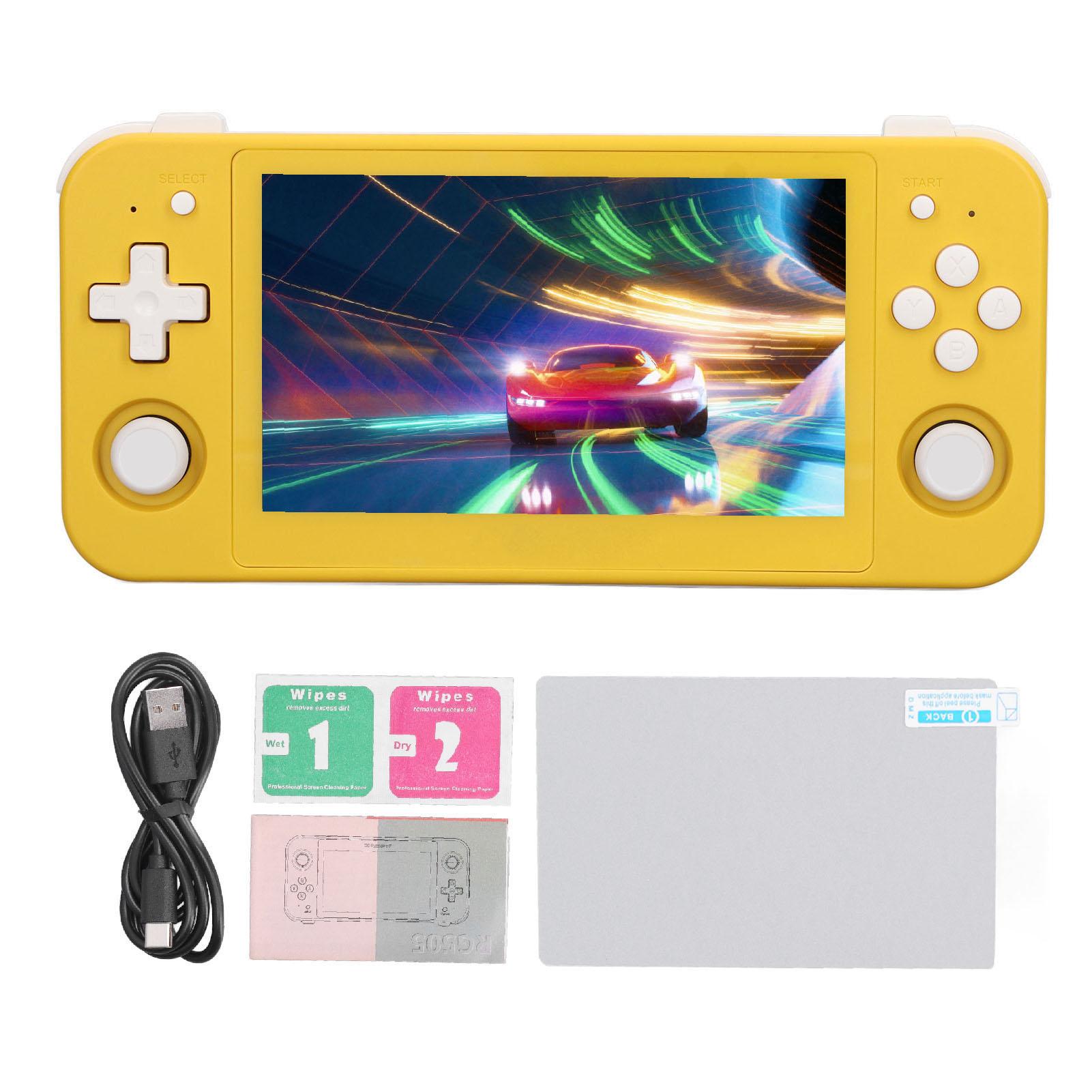 RG505 портативная игровая приставка для PSP 4,95-дюймовый OLED-дисплей 64 бит 128 ГБ 5000 мАч игровая консоль зелёный
RG505 портативная игровая приставка для PSP 4,95-дюймовый OLED-дисплей 64 бит 128 ГБ 5000 мАч игровая консоль зелёный