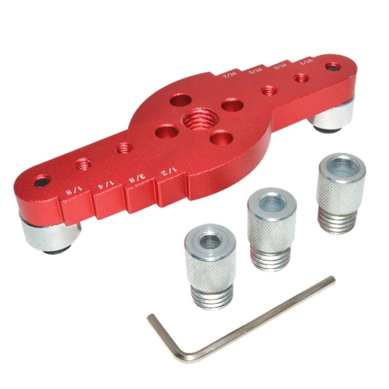 Self Centering Straight Hole Drilling Positioner Aluminum Woodworking Dowelling Jig Guide Wood Dowel Drill Positioner 1
Self Centering Straight Hole Drilling Positioner Aluminum Woodworking Dowelling Jig Guide Wood Dowel Drill Positioner 1