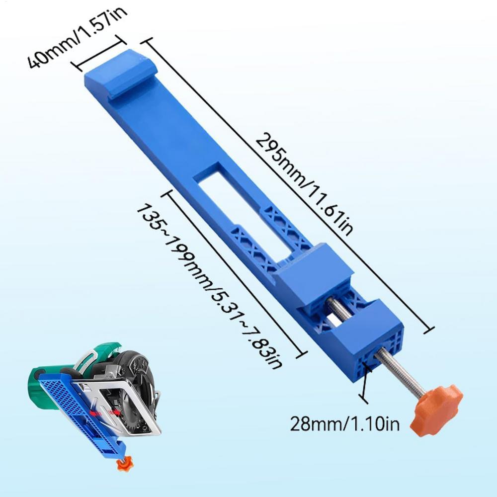 1pc Adjustable Cutting Machine Base Guide Rail Circular Saw Milling Positioning Clamp Lock Cutter Base for Dust Cutter синій
1pc Adjustable Cutting Machine Base Guide Rail Circular Saw Milling Positioning Clamp Lock Cutter Base for Dust Cutter синій