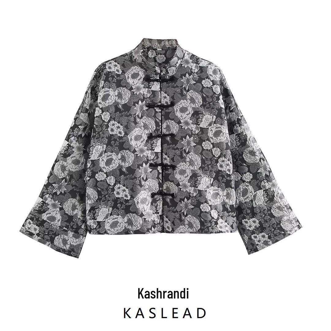 2025 Spring Women s European & American Style Jacquard Stand-up Collar Shirt Small
2025 Spring Women s European & American Style Jacquard Stand-up Collar Shirt Small