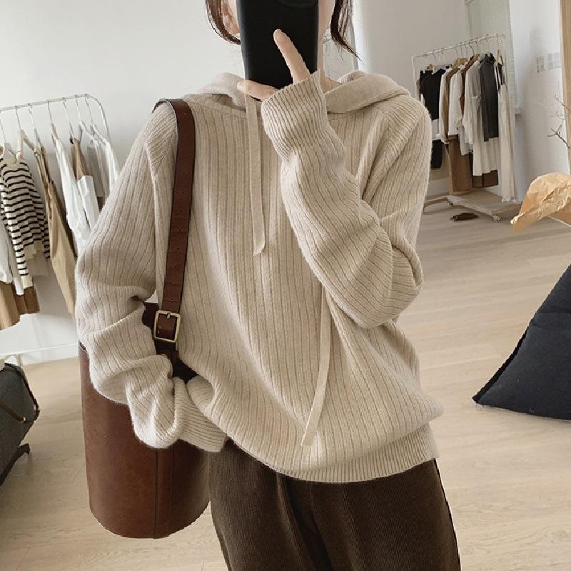 Hooded knitted sweater women s jacket women s autumn and winter new loose and thin Korean version simple style age-reducing long-sleeved top One size абрикосовий
Hooded knitted sweater women s jacket women s autumn and winter new loose and thin Korean version simple style age-reducing long-sleeved top One size абрикосовий