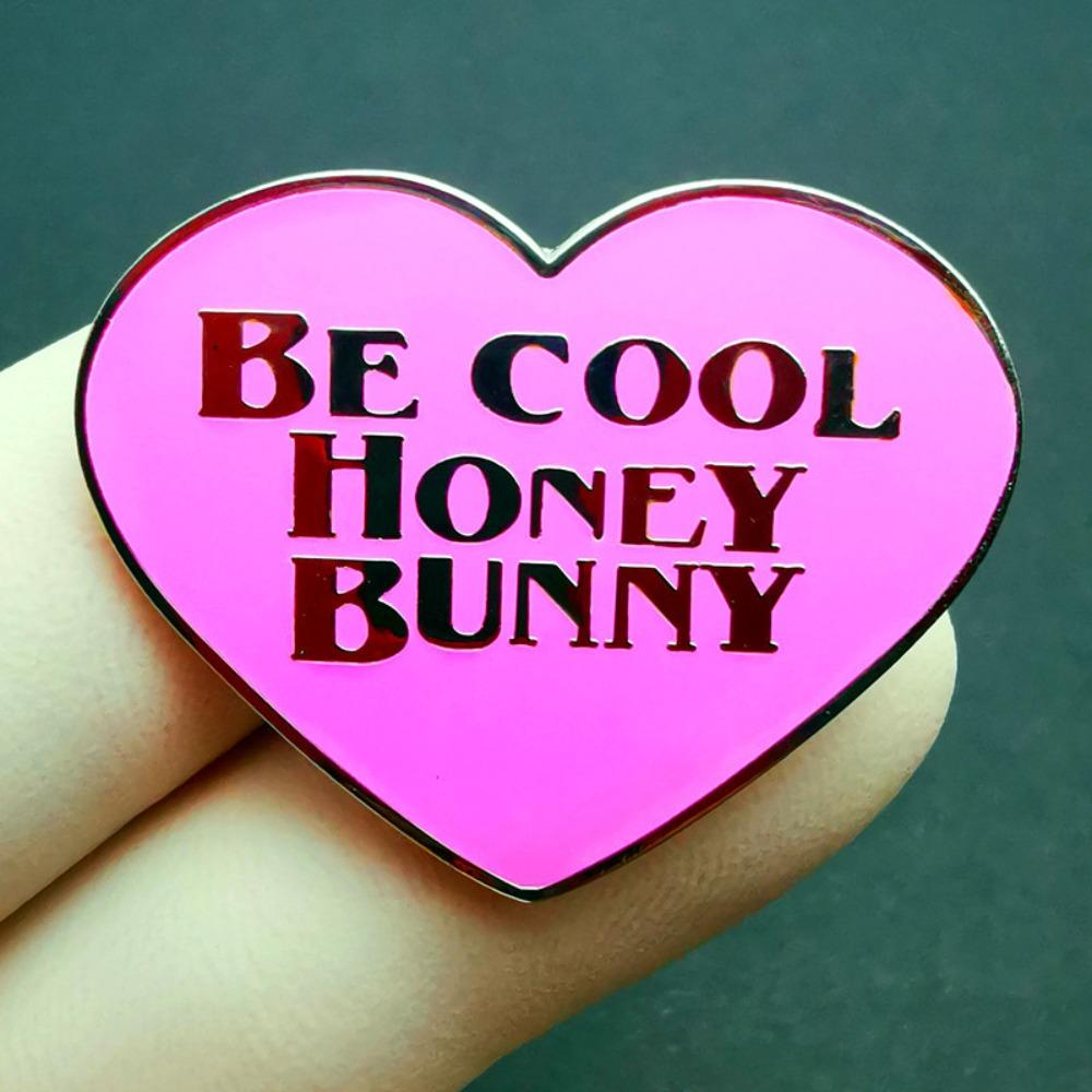 Alloy Pin Enamel Baking Paint Popular Accessories Be Cool Honey Hunny Enamel Badge Female
Alloy Pin Enamel Baking Paint Popular Accessories Be Cool Honey Hunny Enamel Badge Female