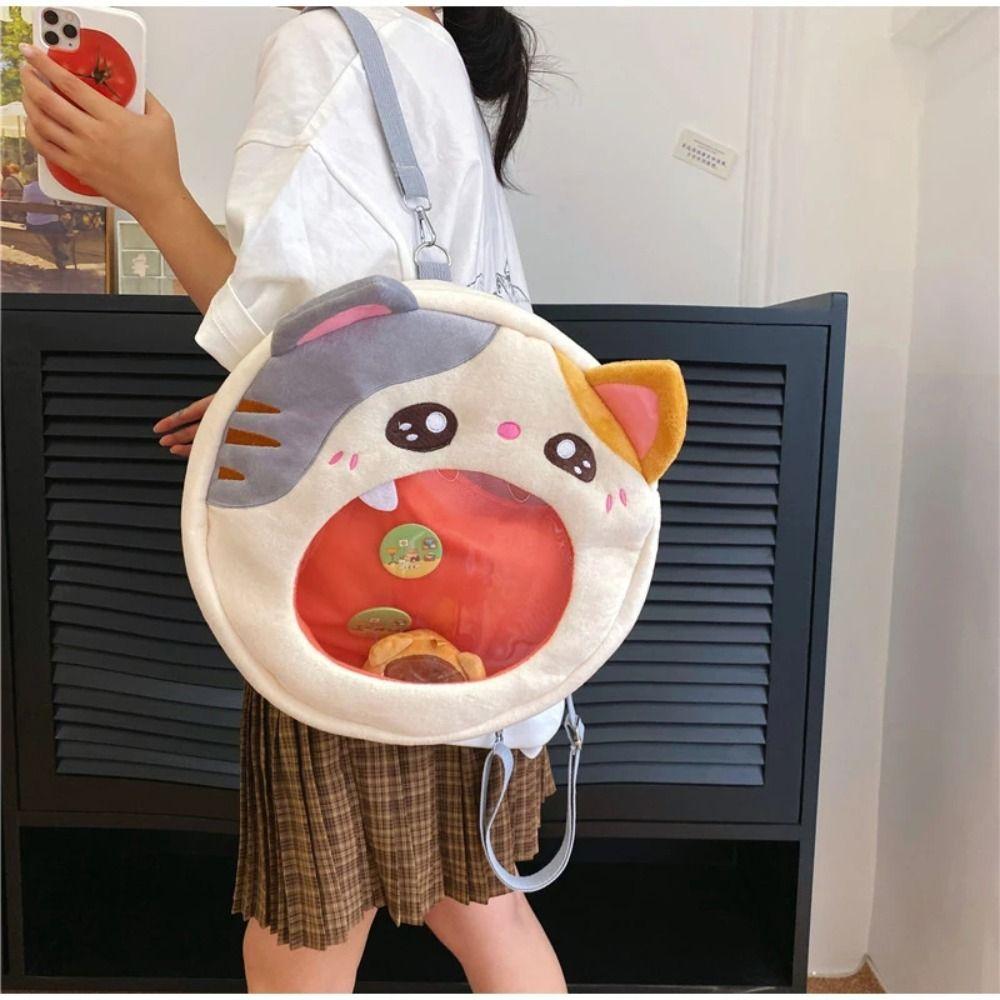 Cat Head Cat Plush Crossbody Bag Schoolbag Anime Storage Bag Cat Head Backpack Outdoor
Cat Head Cat Plush Crossbody Bag Schoolbag Anime Storage Bag Cat Head Backpack Outdoor