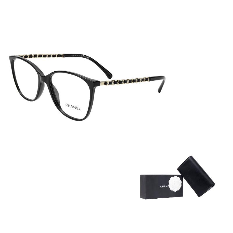 CHANEL lambskin chain temples, black flat glasses, metal, European optical glasses, acetate frames, rectangular optical чорний
CHANEL lambskin chain temples, black flat glasses, metal, European optical glasses, acetate frames, rectangular optical чорний