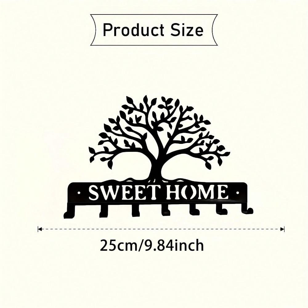 Personalized Minimalist Metal Tree of Life Wall Hook for Keys Entryway Kitchen Decor TY10215-01
Personalized Minimalist Metal Tree of Life Wall Hook for Keys Entryway Kitchen Decor TY10215-01