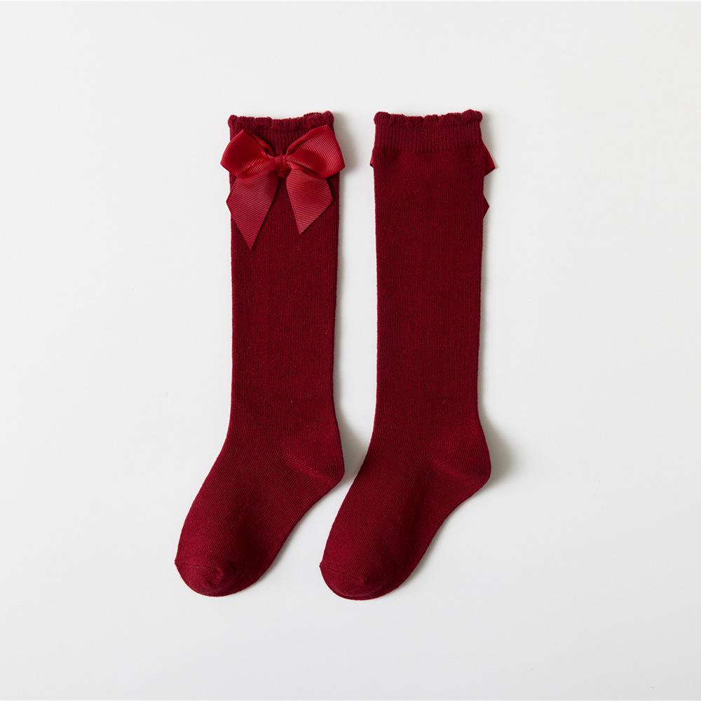 Girls Knee-High Socks with Big Bow - Suitable for Spring & Autumn M: 1-3 years вина червоного кольору
Girls Knee-High Socks with Big Bow - Suitable for Spring & Autumn M: 1-3 years вина червоного кольору
