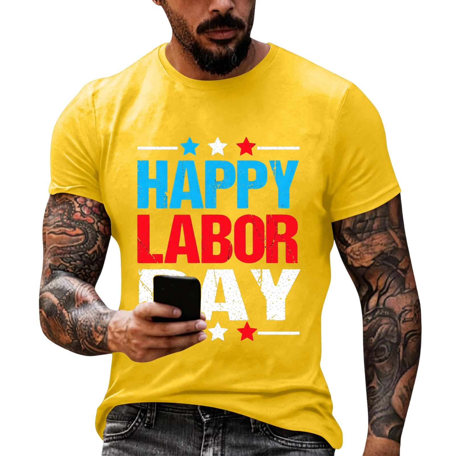 Men s Casual Loose Fit Short Sleeve T-Shirt Crew Neck Printed Graphic Tee Summer Top for Everyday Wear XL жовтий
Men s Casual Loose Fit Short Sleeve T-Shirt Crew Neck Printed Graphic Tee Summer Top for Everyday Wear XL жовтий