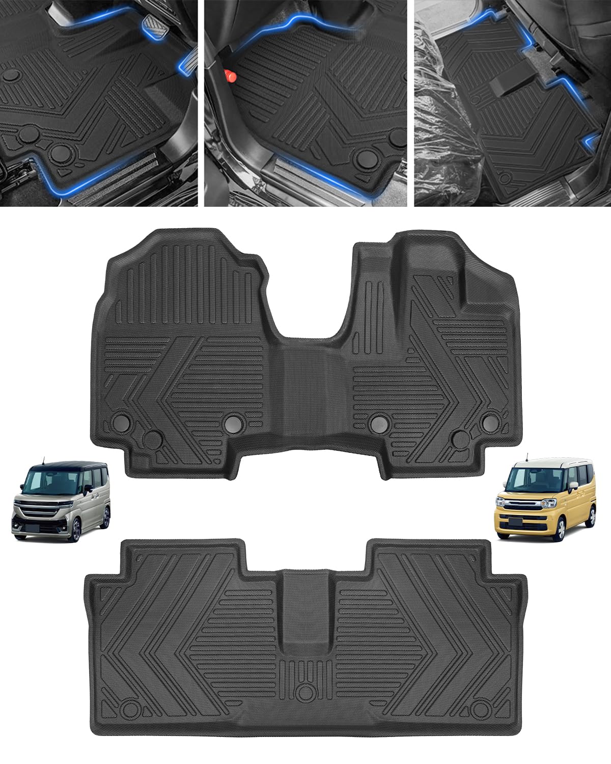 Suzuki Spacia New Model Floor Mats Secondary Mats Spacia Custom MK54S Floor Mats MK94S Car Mats with High Edges 2023 and Custom Parts TPE Material
Suzuki Spacia New Model Floor Mats Secondary Mats Spacia Custom MK54S Floor Mats MK94S Car Mats with High Edges 2023 and Custom Parts TPE Material