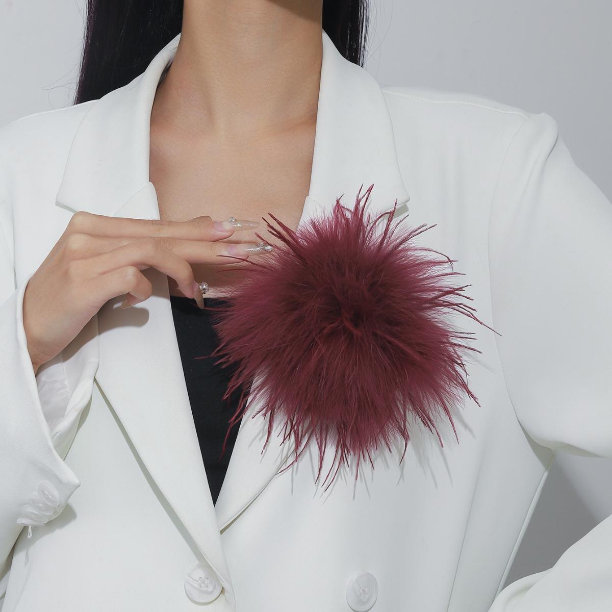 Вінтажна брошка з штучного пір я 15 см для жінок, ручної роботи у французькому стилі, перебільшені шпильки на лацкан, весільні прикраси для вечірки вина червоного кольору
Вінтажна брошка з штучного пір я 15 см для жінок, ручної роботи у французькому стилі, перебільшені шпильки на лацкан, весільні прикраси для вечірки вина червоного кольору