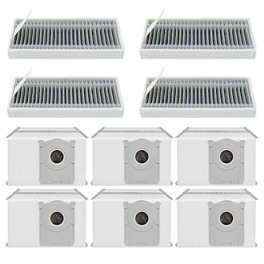 Replacement Dust Bags With Filters For Ecovacs For Deebot X11 Pro For Omni, X11 Series, 6 Bags And 4 Washable Filter
Replacement Dust Bags With Filters For Ecovacs For Deebot X11 Pro For Omni, X11 Series, 6 Bags And 4 Washable Filter