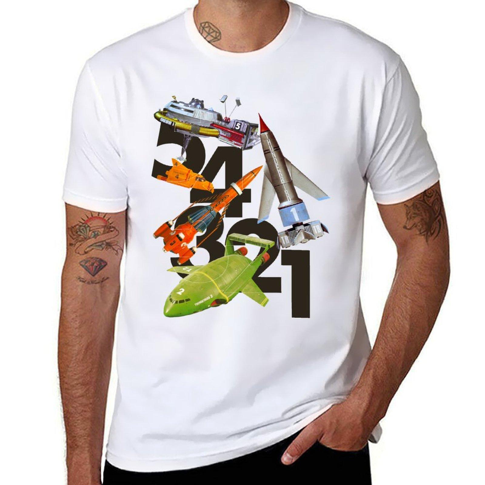 5! 4! 3! 2! 1! THUNDERBIRDS Classic The Thunderbirds POP ART T-Shirt blanks oversized t shirt men XL
5! 4! 3! 2! 1! THUNDERBIRDS Classic The Thunderbirds POP ART T-Shirt blanks oversized t shirt men XL