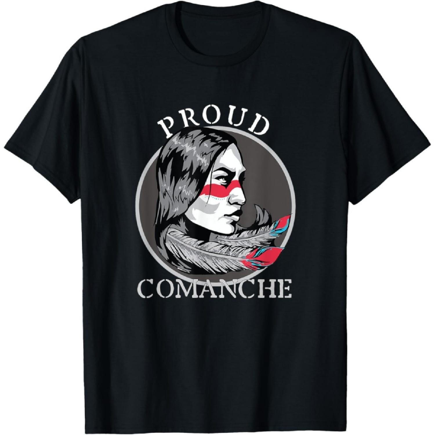 Comanche American Indian Tribe Warrior Girl Feathers Retro T-Shirt(1) XXXXXL чорний
Comanche American Indian Tribe Warrior Girl Feathers Retro T-Shirt(1) XXXXXL чорний