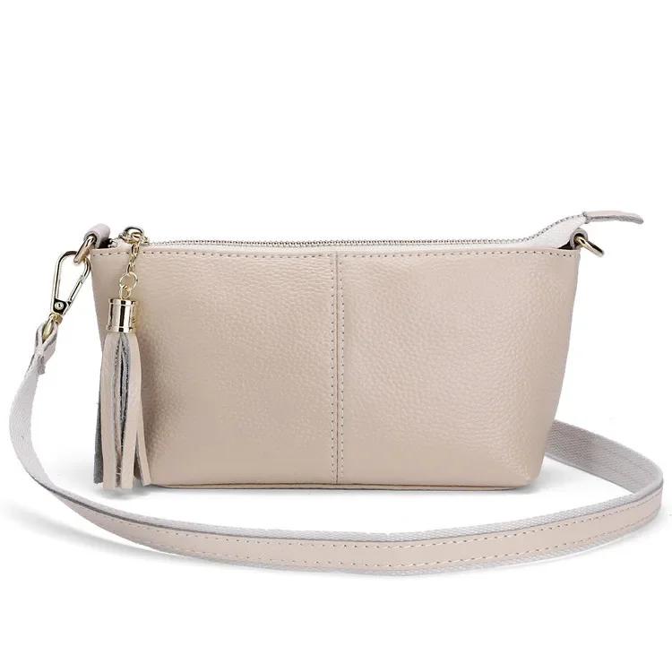 Women Crossbody Bags Genuine Leather Small Shoulder Handbag Female Purse Wallet Solid Messenger Bags Mobile Phe Bag бежевый
Women Crossbody Bags Genuine Leather Small Shoulder Handbag Female Purse Wallet Solid Messenger Bags Mobile Phe Bag бежевый