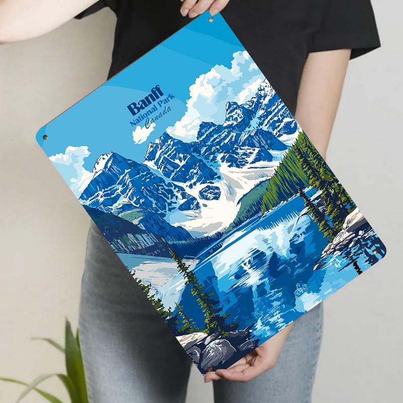 Banff National Park Canada Snow Mountain Lake Scenery Custom Metal Iron Painting Home Decor Wall Art Mural 20x30cm(7.8x11.8inch)
Banff National Park Canada Snow Mountain Lake Scenery Custom Metal Iron Painting Home Decor Wall Art Mural 20x30cm(7.8x11.8inch)