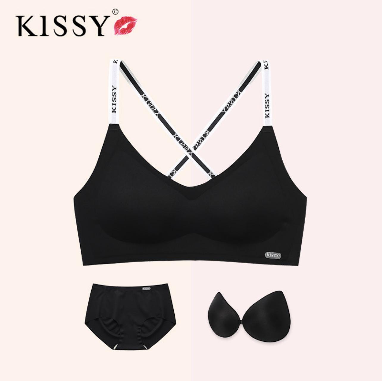 Kissy Genuine Gathered Sports Bra & Camisole Vest Set XXL чорний
Kissy Genuine Gathered Sports Bra & Camisole Vest Set XXL чорний