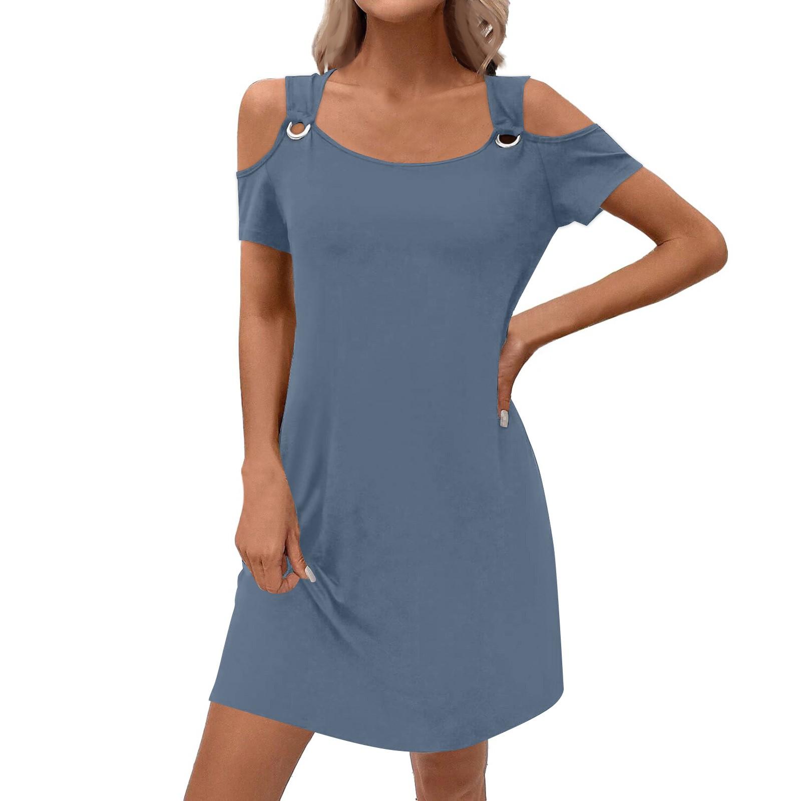 Women s Stylish Casual Summer Color Dress With Pockets S
Women s Stylish Casual Summer Color Dress With Pockets S