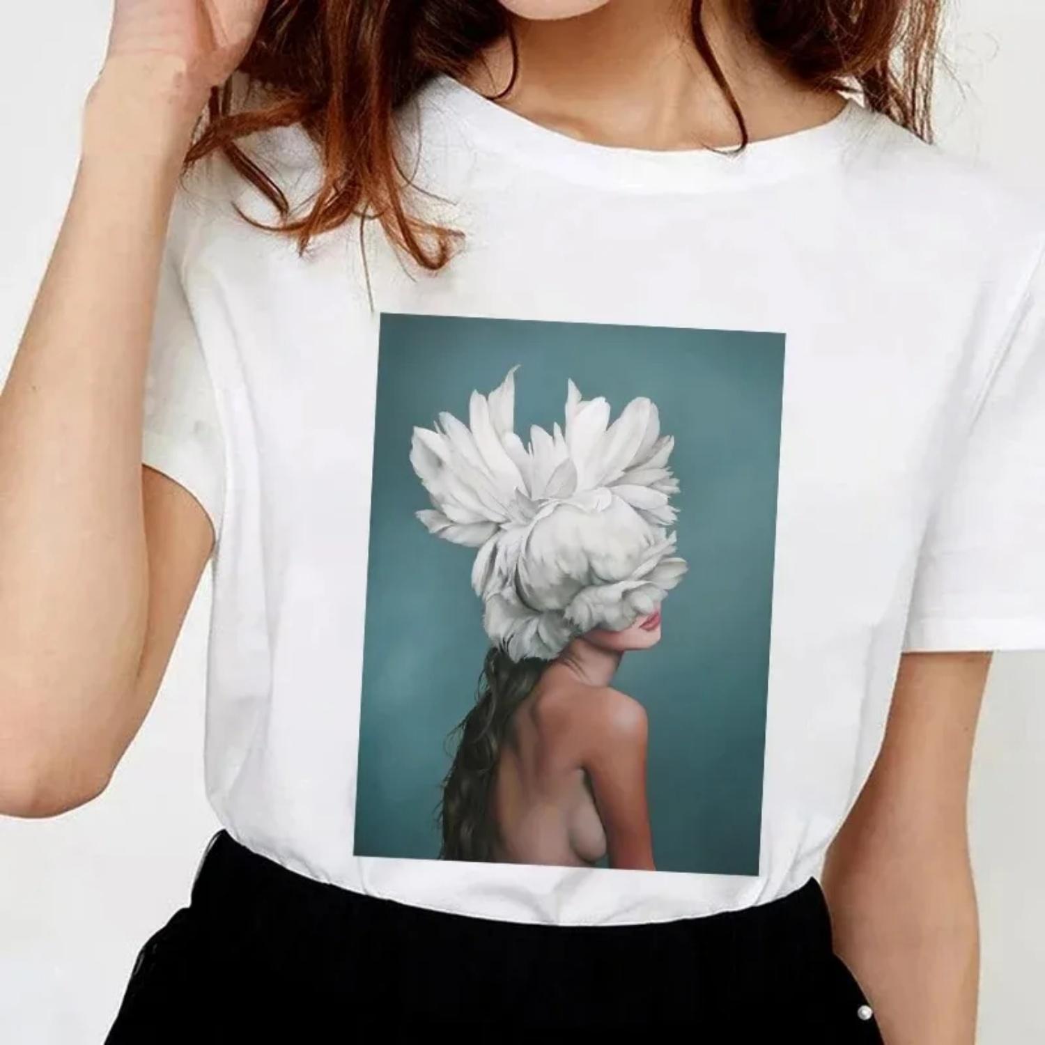 Abstract Beautiful Flower Streetwear Fashion Girls T-Shirts Harajuku Clothes Short Sleeve Summer Tee Casual Female O-Neck Tops XXXXXL білий
Abstract Beautiful Flower Streetwear Fashion Girls T-Shirts Harajuku Clothes Short Sleeve Summer Tee Casual Female O-Neck Tops XXXXXL білий